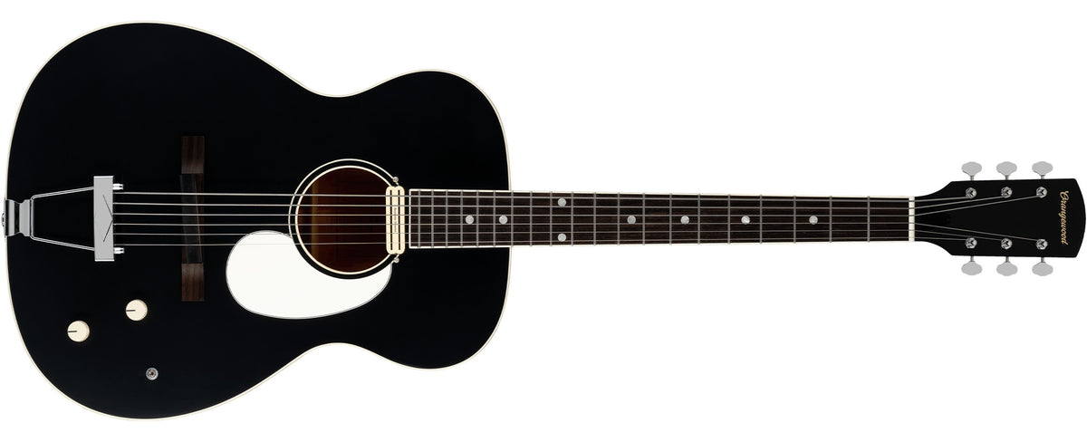 Juniper II Black Live Baritone Rubber Bridge
