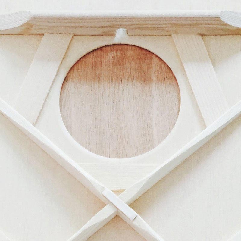 Inside bracing of an acoustic guitar